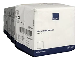 Abena Nonwoven kompress 10×10 cm – 50×100 stk. v:6814200 Abena Nonwoven kompress 10×10 cm – 50×100 stk. v:6814200