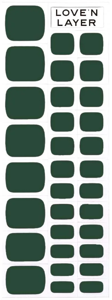 Love’n Layer Solid Toe Layers Forest Green v:5229721