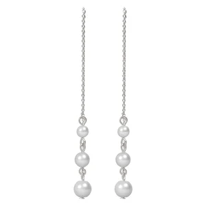 Snö Of Sweden Largo Chain Pearl Ear Silver Onesize v:9957638