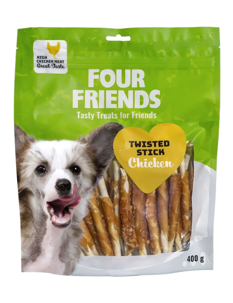 FourFriends Twisted Stick Chicken 12,5 cm – 40 stk. v:6526461 FourFriends Twisted Stick Chicken 12,5 cm – 40 stk. v:6526461