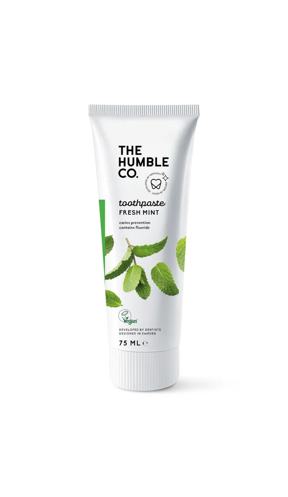 The Humble Co. naturlig tannkrem, fresh mint - 75 ml v:4016864