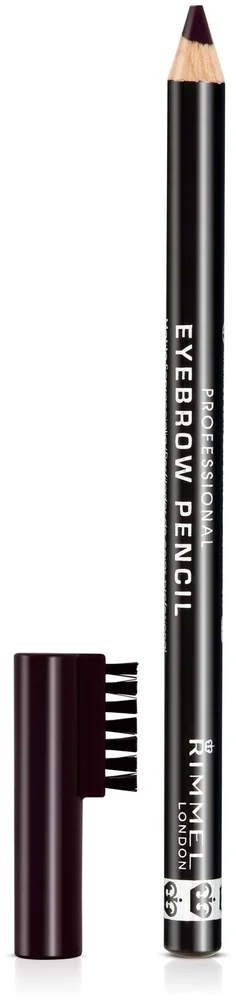 Rimmel Brow This Way Professional Eyebrow Pencil Black Brown 004 v:3477677 Rimmel Brow This Way Professional Eyebrow Pencil Black Brown 004 v:3477677