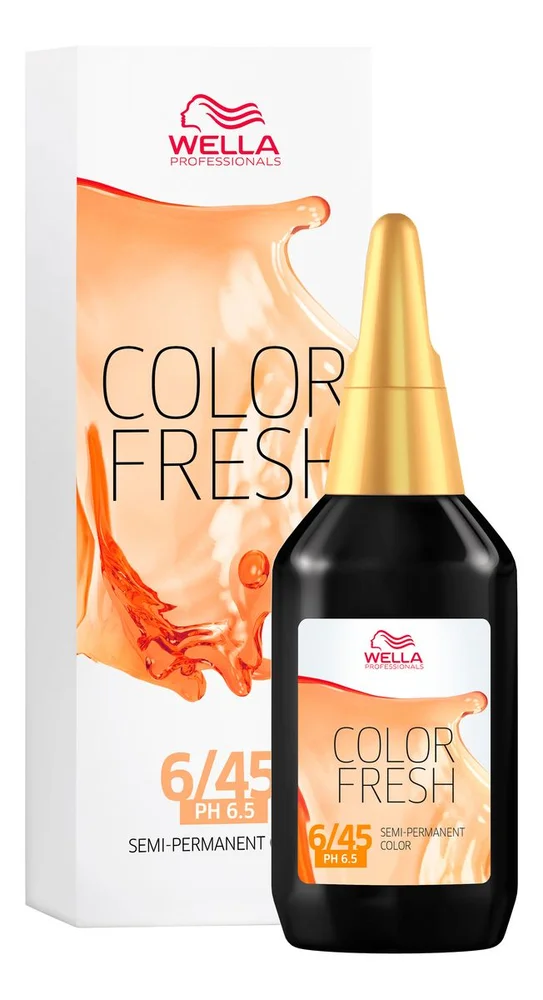 Wella Professionals Color Fresh 6/45 Dark Red Mahogany Blonde – 75 ml. v:5923433 Wella Professionals Color Fresh 6/45 Dark Red Mahogany Blonde – 75 ml. v:5923433