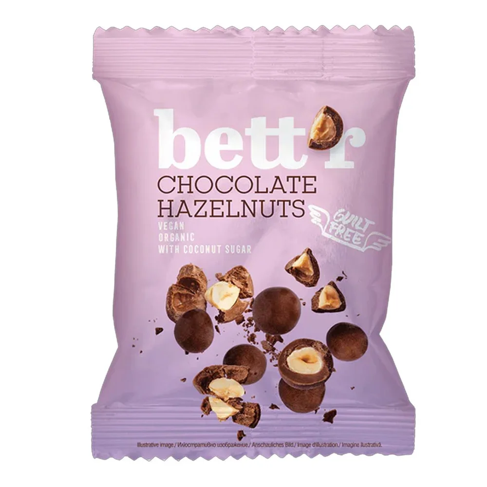 Bett`r Chocolate Hazelnuts Ø – 40 g v:8672443 Bett`r Chocolate Hazelnuts Ø – 40 g v:8672443