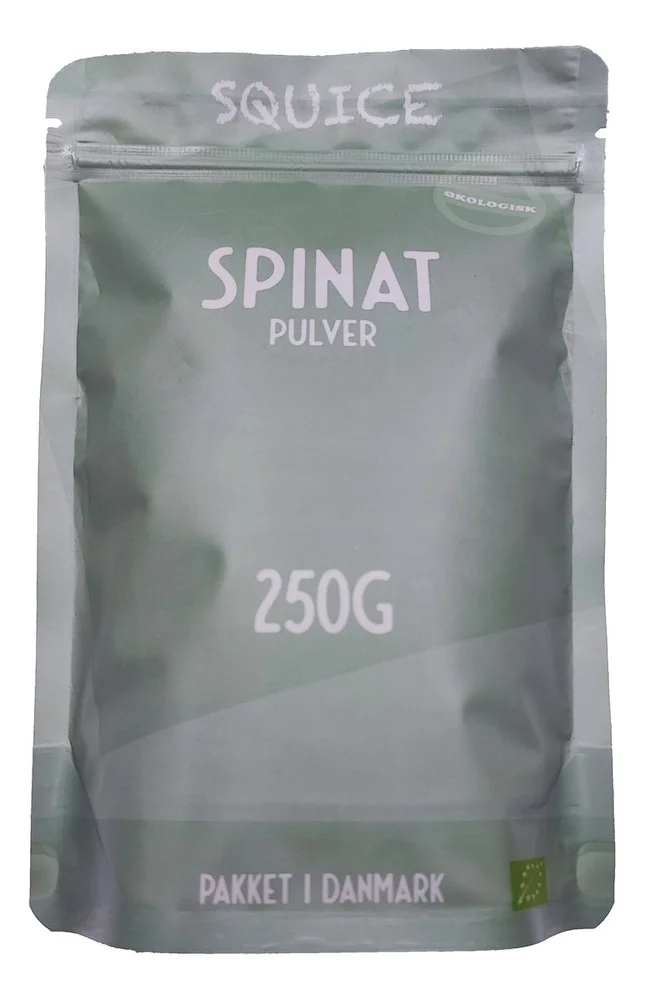 Squice Økologisk Spinat Pulver – 250 g. v:6593670