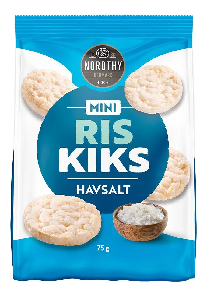 Nordthy Mini Riskjeks Havsalt – 75 g. v:4911346