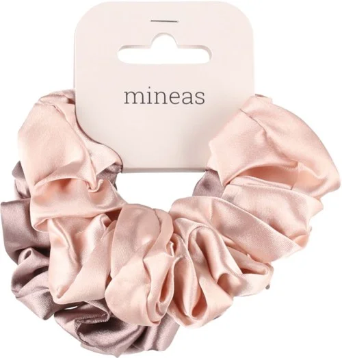 Mineas Scrunchie satin 2 pcs Dusty lilac/Rose v:8838332