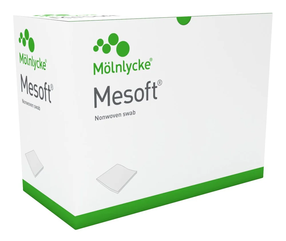 Mesoft kompress usterile 5x5cm – 100 stk v:6049033 Mesoft kompress usterile 5x5cm – 100 stk v:6049033