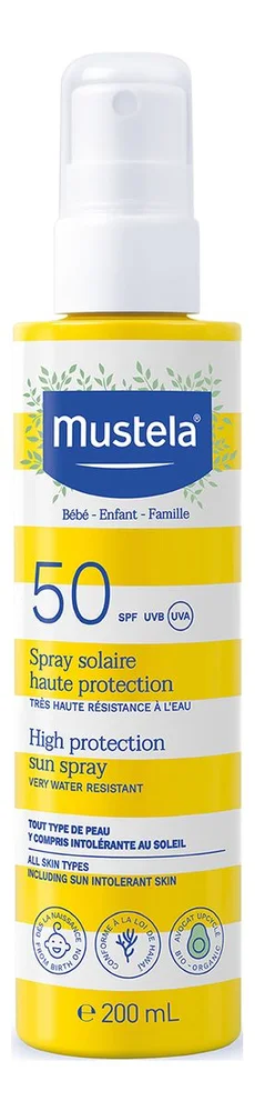 Mustela High Protection Sun Spray SPF50+ - 200 ml. v:2505139
