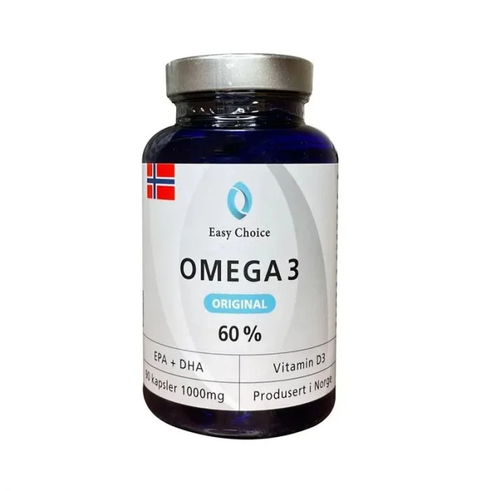 Easy Choice omega 3 1000 mg 60% 90 kapsler v:4789067