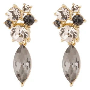 Snö Of Sweden Noctelle Pendant Ear Gold & Black Mix Onesize v:4181849