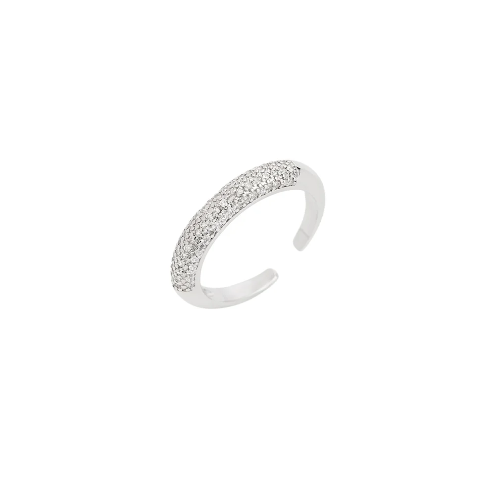 Elegant justerbar ring med cubic zirkonia v:6297008 Elegant justerbar ring med cubic zirkonia v:6297008
