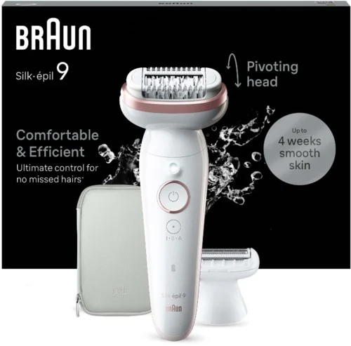 Braun Silk-épil 9 Epilator For Easy Hair Removal Lasting Smooth Skin 9-030 v:8679053