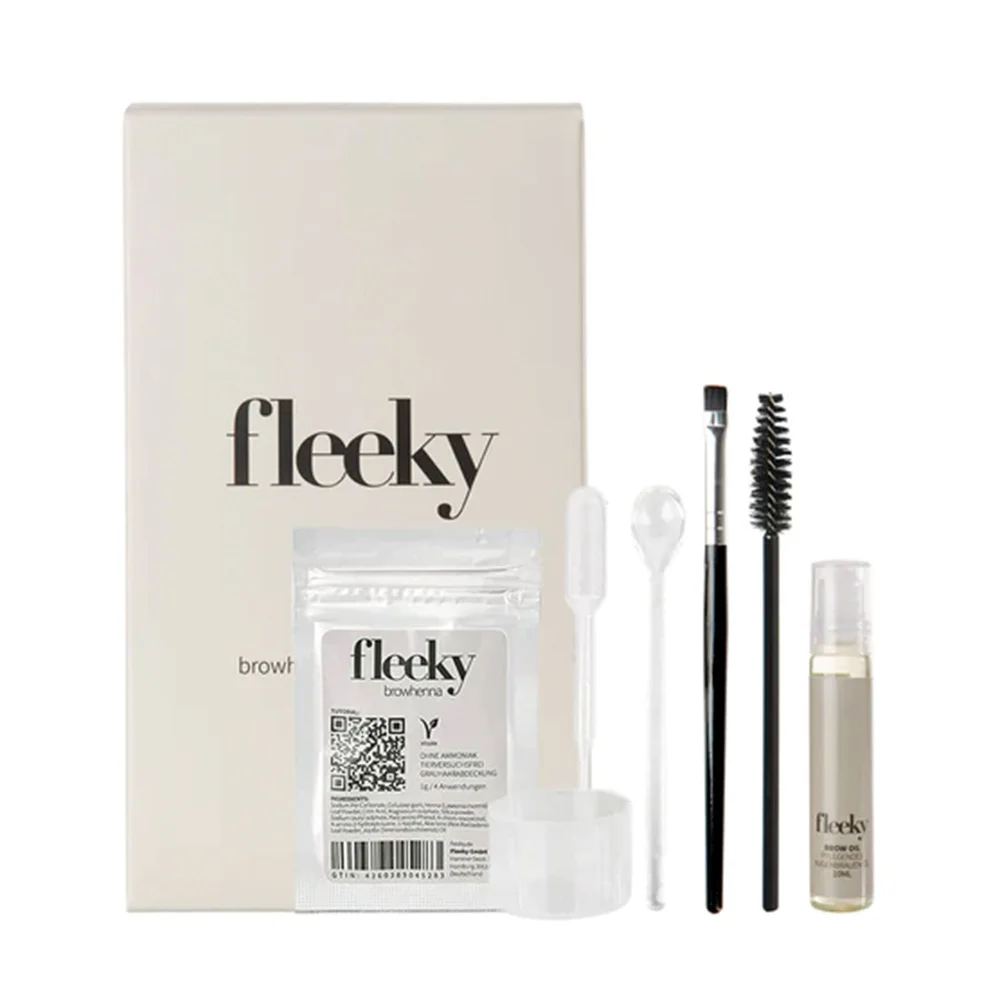 Browhenna Mini Kit Light Brown – fleeky v:2461603