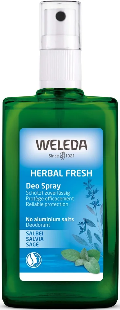 Weleda Herbal Fresh Deo Spray Salbei 100 ml v:6147159 Weleda Herbal Fresh Deo Spray Salbei 100 ml v:6147159