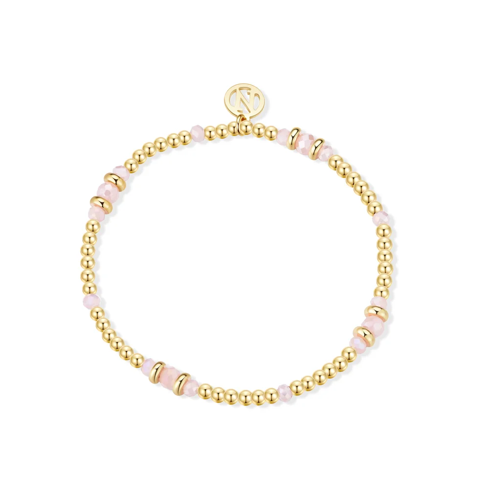 Nora Norway Elly El. Bracelet Gold Pink v:3425881 Nora Norway Elly El. Bracelet Gold Pink v:3425881