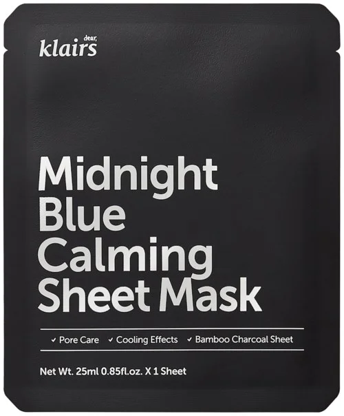 Klairs Blue Calming Midnight Sheet Mask 25 ml v:7087220 Klairs Blue Calming Midnight Sheet Mask 25 ml v:7087220