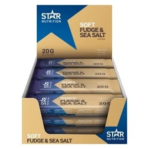 Star Nutrition Soft Protein Bar Fudge & Sea salt 12x55g v:7961824 Star Nutrition Soft Protein Bar Fudge & Sea salt 12x55g v:7961824