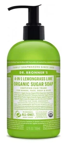 Dr Bronner Organic 4 In1 Lemon Grass Hand Soap 355 Ml v:8396692