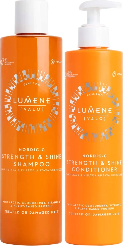 Lumene Nordic-C Strength & Shine Bundle Shampoo 300 ml & Conditioner 290 ml v:5821287