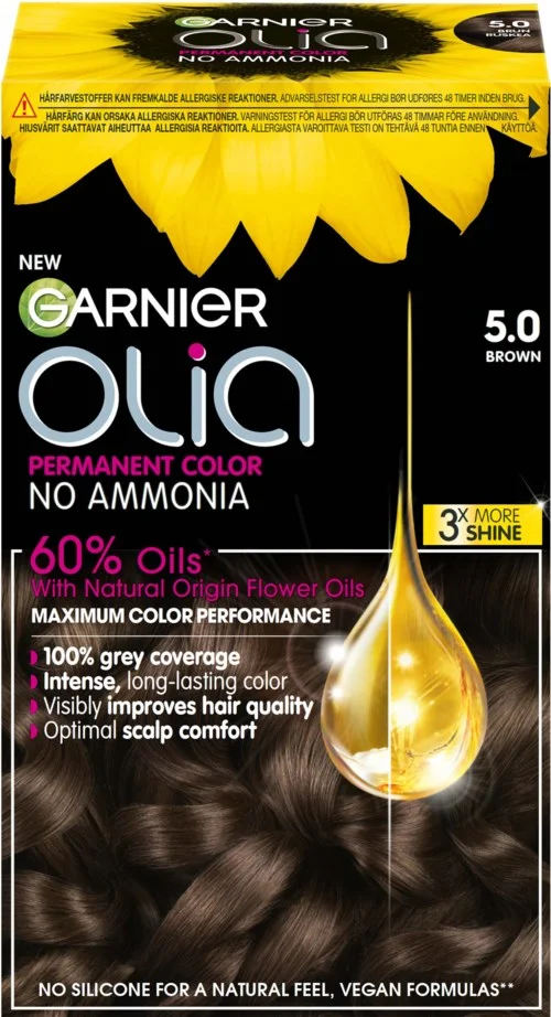 Garnier Olia Permanent Color 5.0 Brown v:2095907 Garnier Olia Permanent Color 5.0 Brown v:2095907