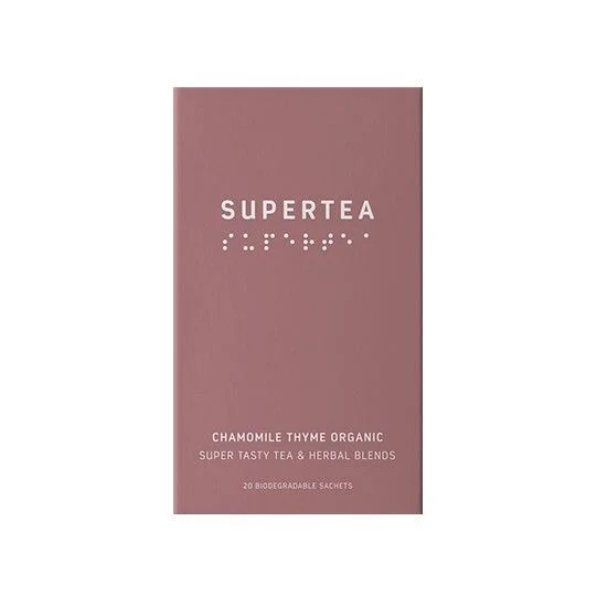 Teministeriet Supertea Chamomile Thyme Organic – 20 teposer v:7030907 Teministeriet Supertea Chamomile Thyme Organic – 20 teposer v:7030907