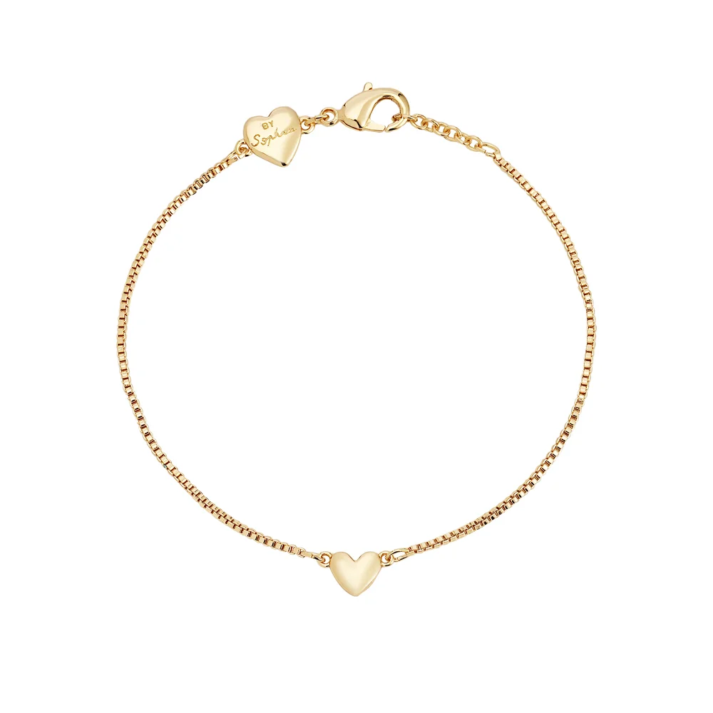 By Sophia Lotte Bracelet i 18K gull med hjerteanheng v:1169316 By Sophia Lotte Bracelet i 18K gull med hjerteanheng v:1169316