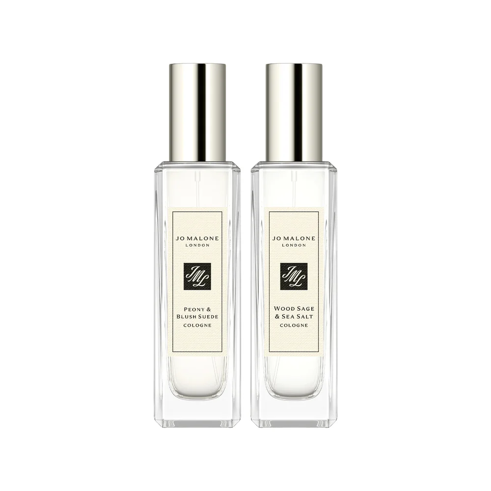 Lime Basil & Mandarin + Wood Sage & Sea Salt Cologne Scent Pairing Duo. 2 x 30 ml – Jo Malone London v:2746149