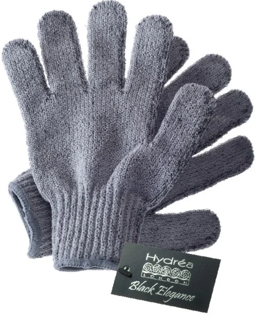 Hydréa London Organic Carbonised Bamboo Exfoliating Gloves v:1162460