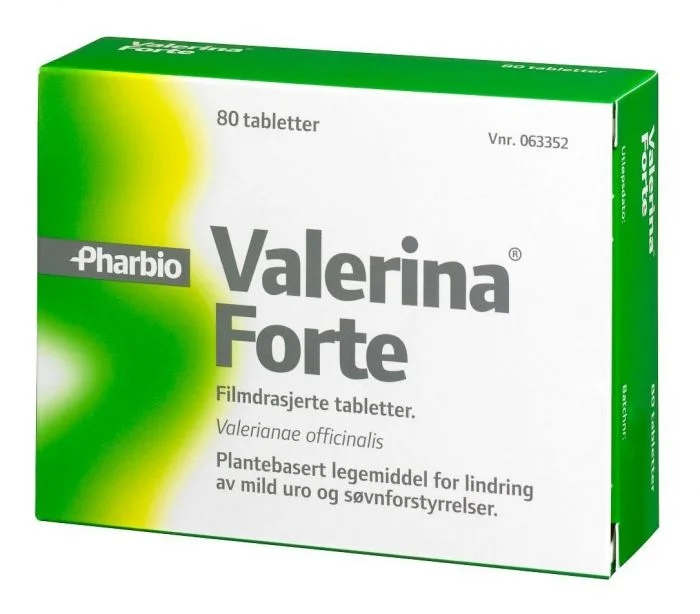 Valerina Forte tabletter 80 stk v:5347360 Valerina Forte tabletter 80 stk v:5347360