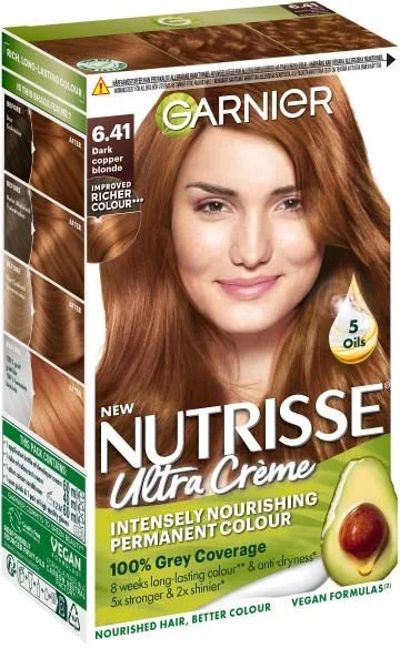 Garnier Nutrisse Ultra Créme 6.41 Dark Copper Blonde v:4210453 Garnier Nutrisse Ultra Créme 6.41 Dark Copper Blonde v:4210453