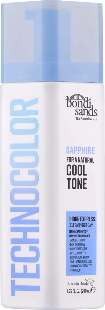 Bondi Sands Technocolor 1 Hour Express Self Tanning Foam Sapphire (Cool Tone) v:8910293 Bondi Sands Technocolor 1 Hour Express Self Tanning Foam Sapphire (Cool Tone) v:8910293