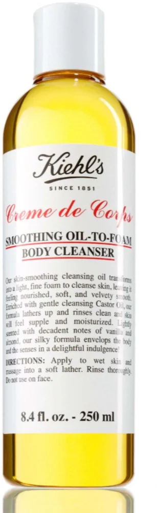 Kiehl’s Creme de Corps Smoothing Oil to Foam Body Cleanser 250 ml v:7294544
