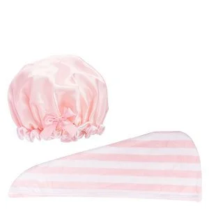 Brushworks Luxury Hair Towel & Shower Cap 2pcs v:1623646