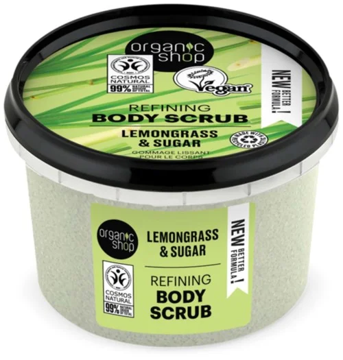 Organic Shop Body Scrub Lemongrass & Sugar 250 ml v:2413531