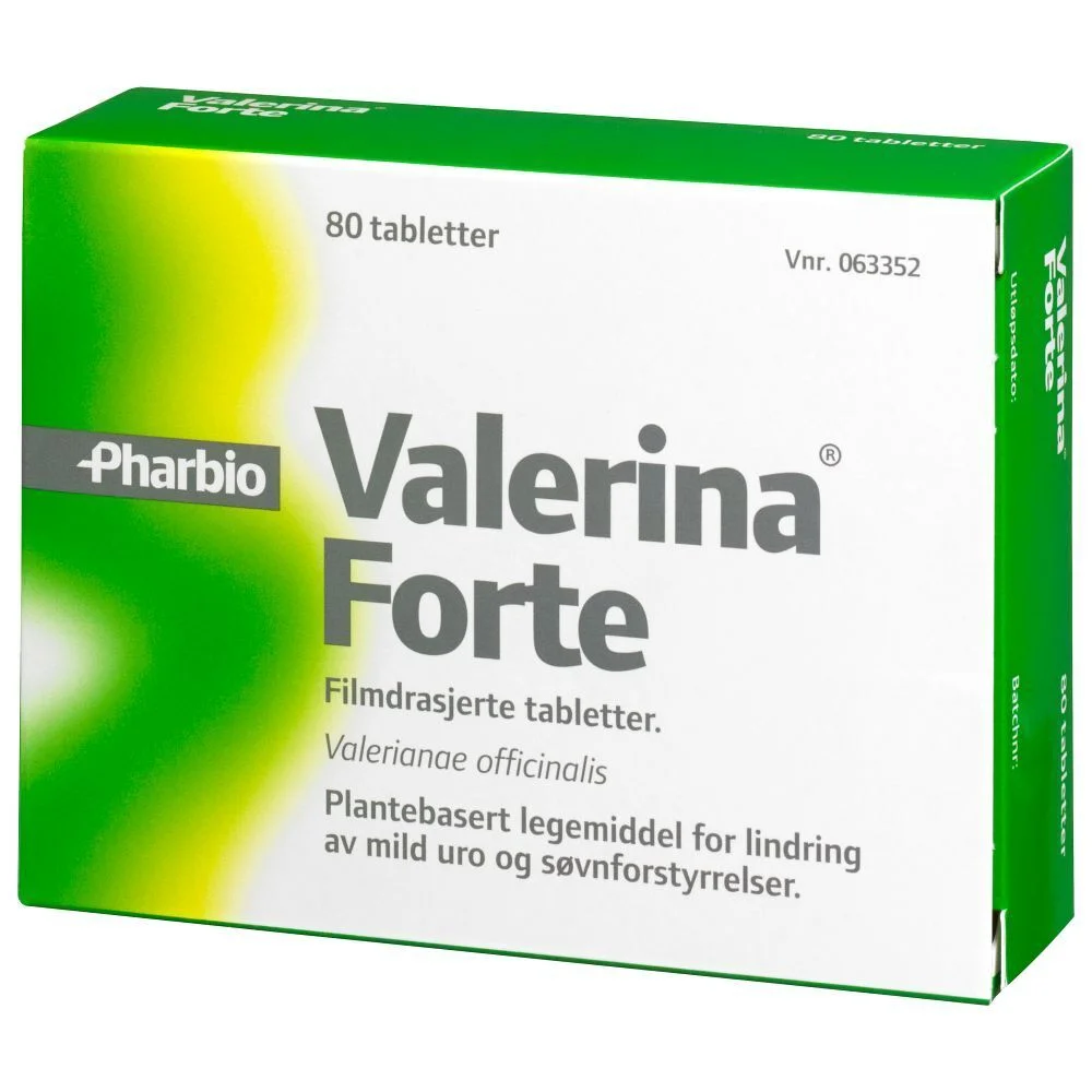 Valerina Forte tabletter – 80 stk v:9164322